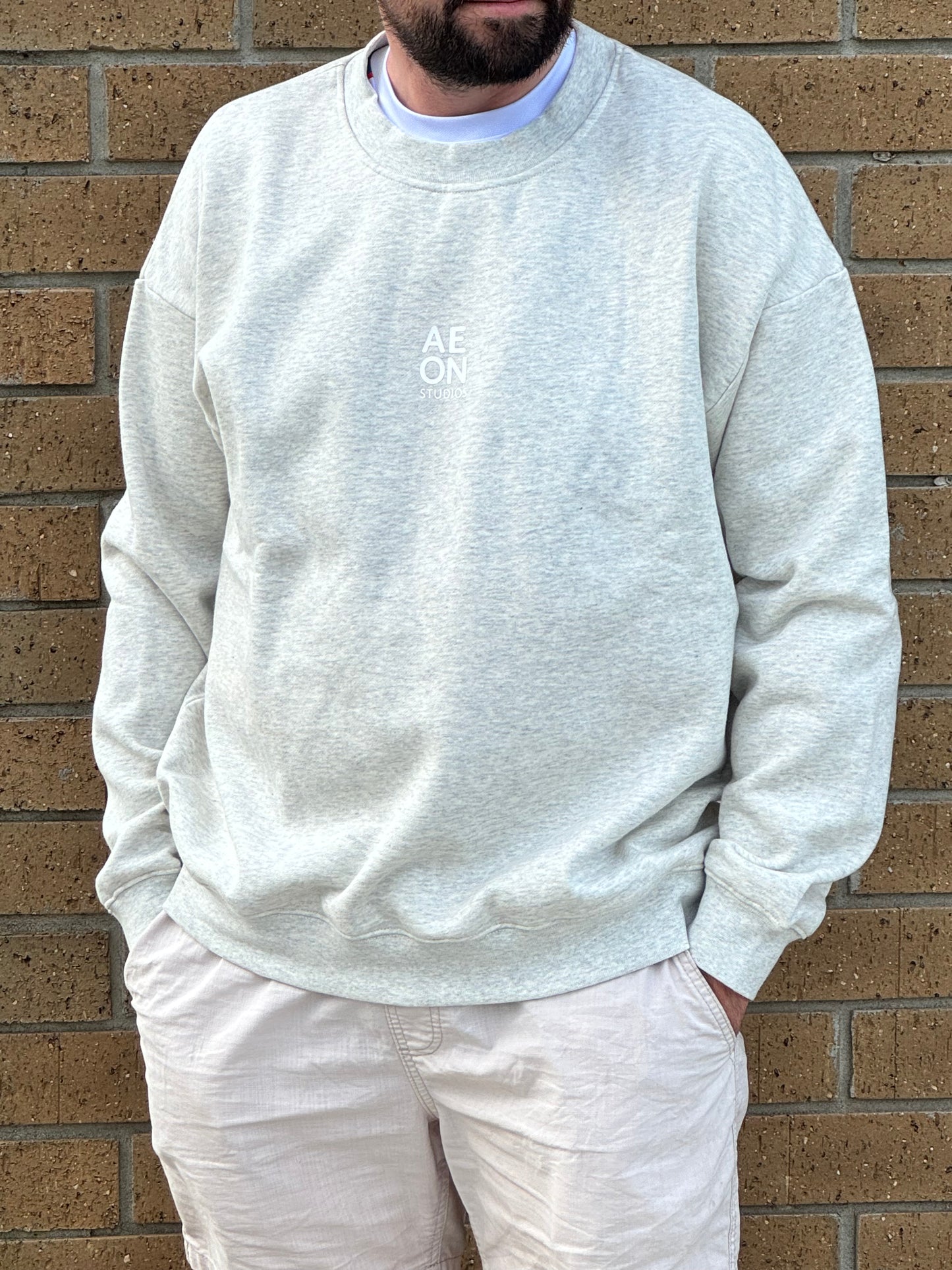 MYLO OVERSIZED SWEATSHIRT - GREY